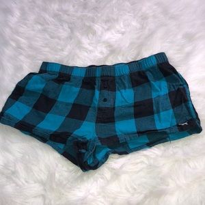 PINK Flannel PJ Shorts